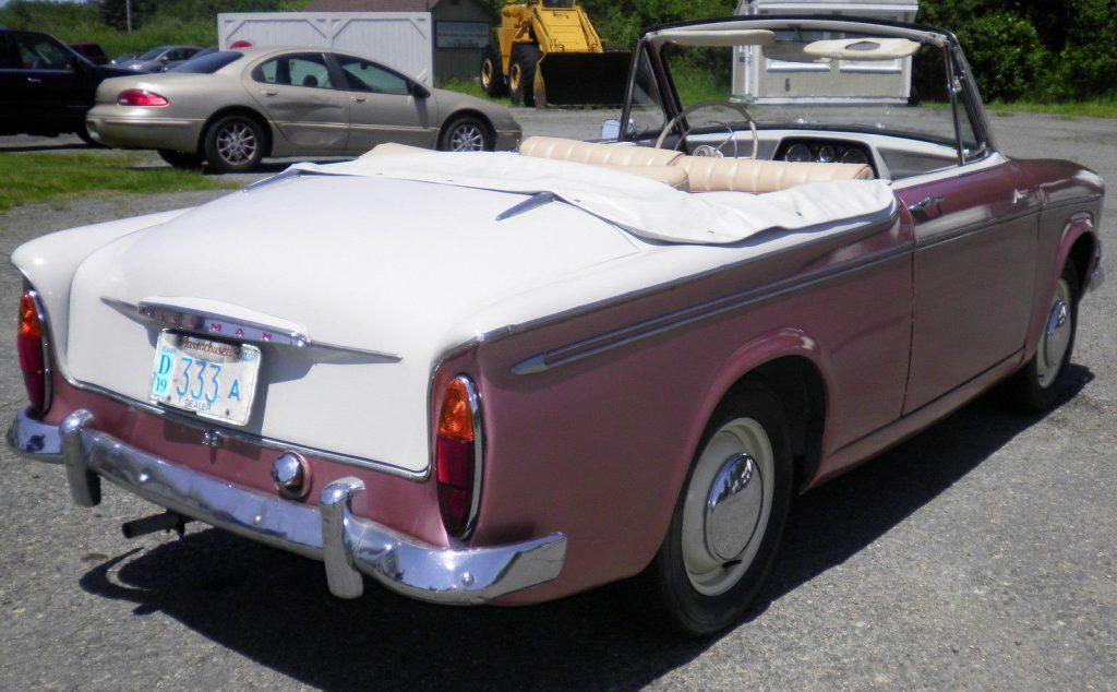 1960 Sunbeam Rapier CONVERTIBLE – Runs & Drives Excellent