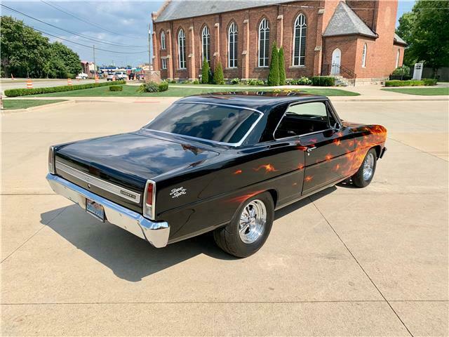 1967 Chevrolet Chevy II Black – VERY FAST and Great flame job