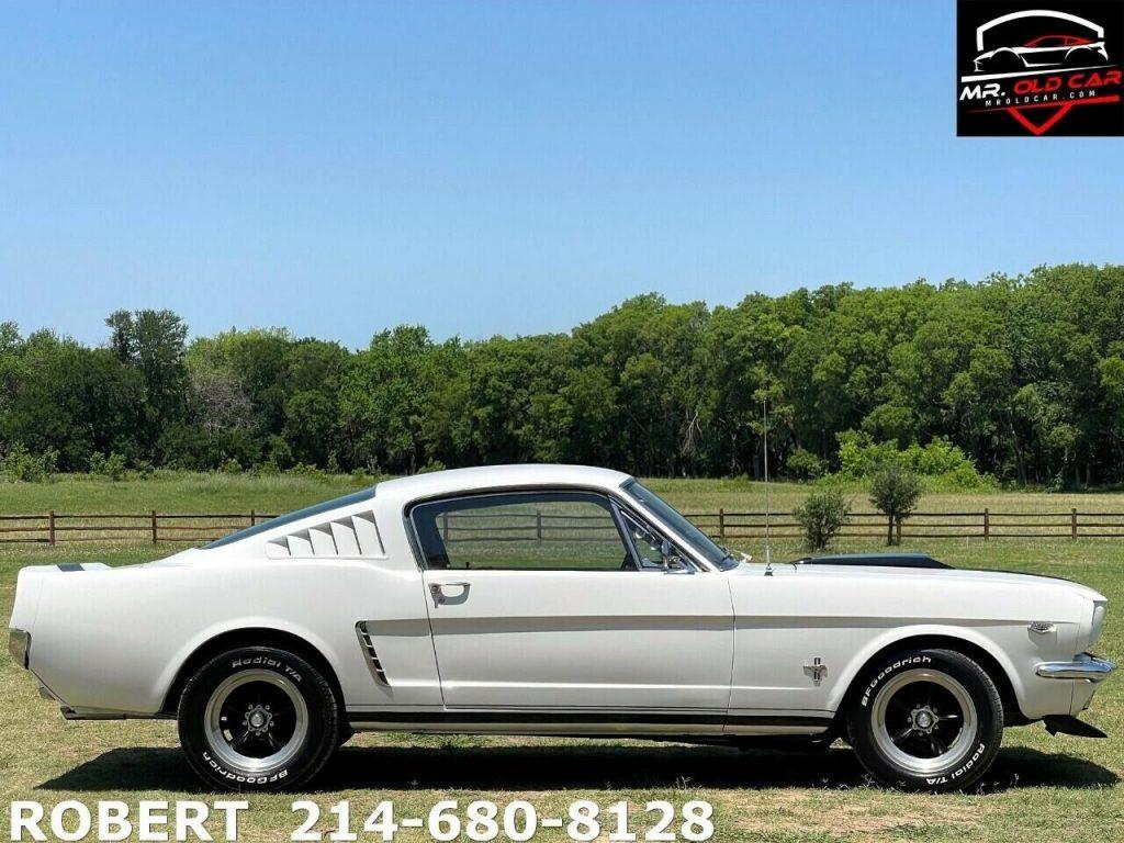 1965 Ford Mustang FASTBACK 4 SPEED MANUAL 2+2 V8 289 – K code 4.7L