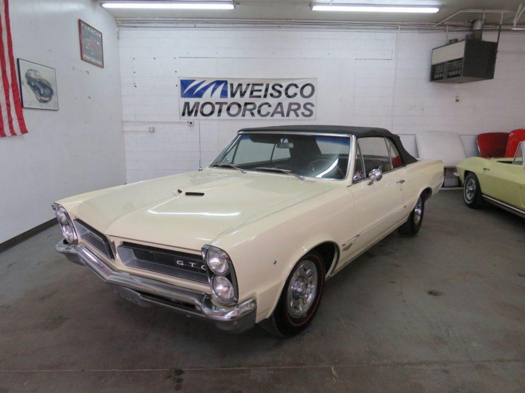 1965 Pontiac GTo Convertible Numbers Matching 4-Speed