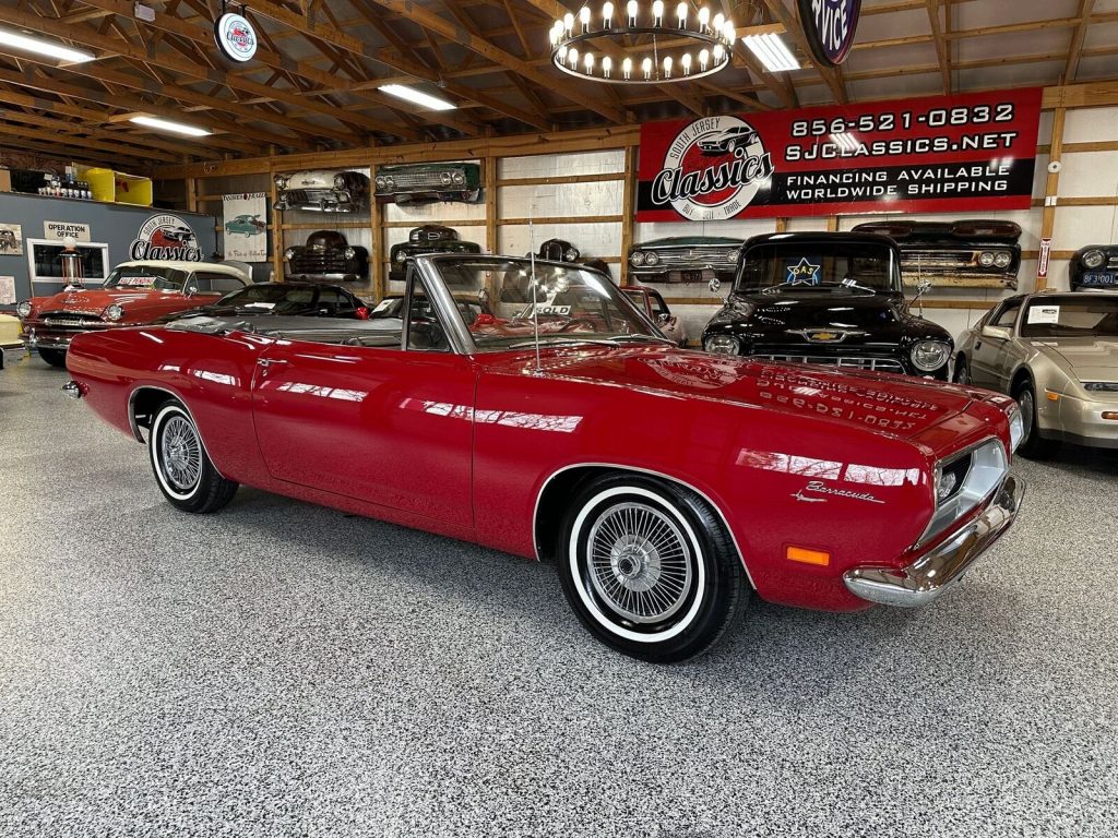 1969 Plymouth Barracuda Convertible, Power Top, Beautiful!!