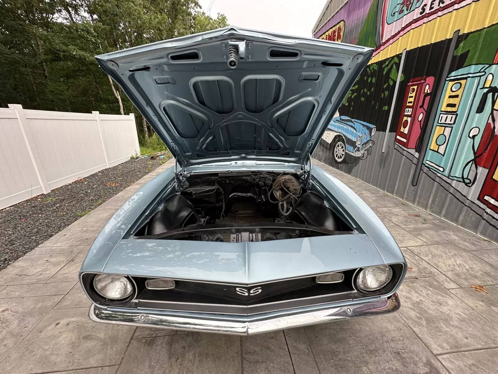 1968 Chevrolet Camaro Factory ss Island teal