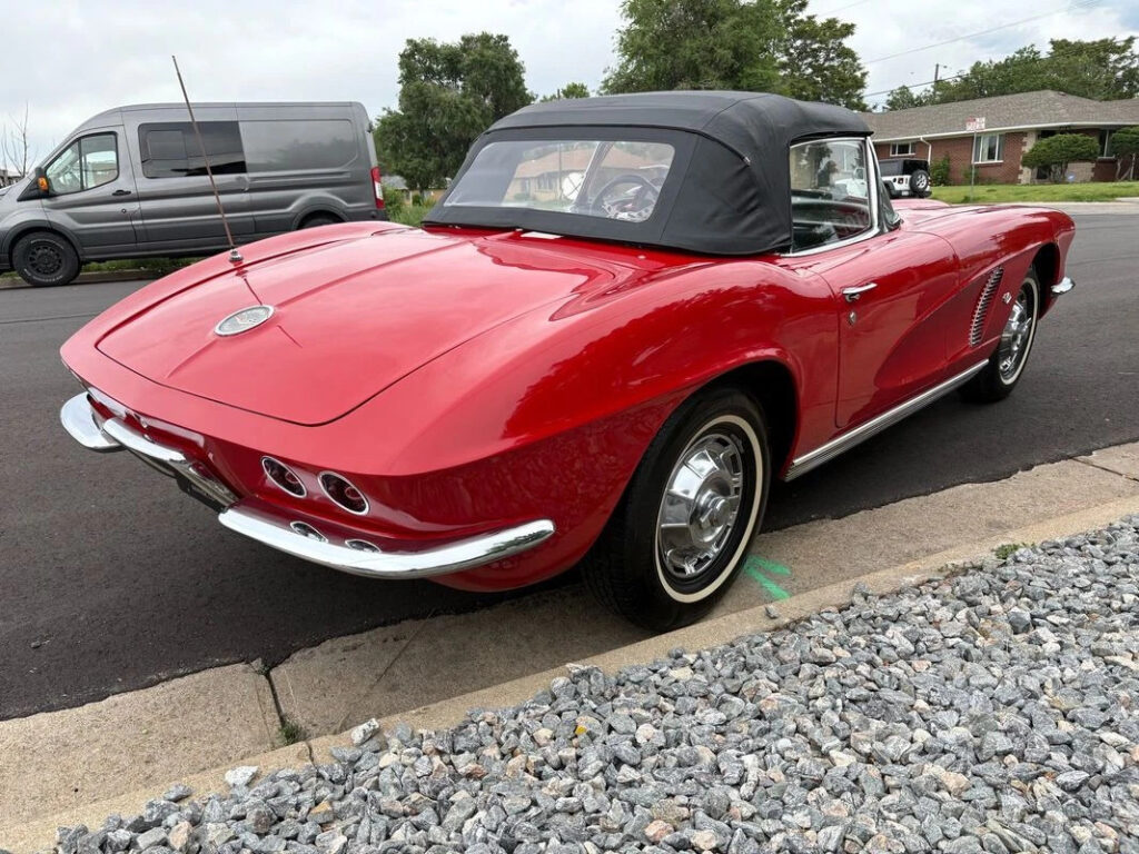 1962 Chevrolet Corvette Convertible done in Red over Black