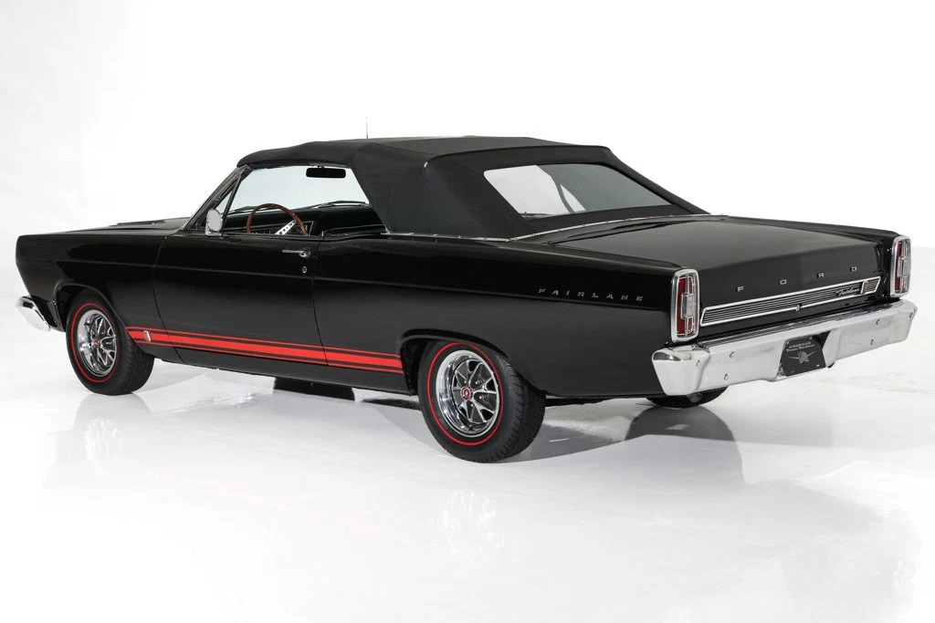 1966 Ford Fairlane Triple Black GT 390, 4-Speed, New Paint