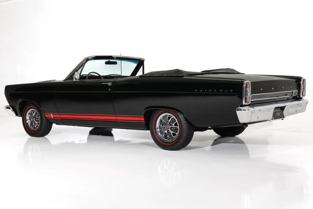 1966 Ford Fairlane Triple Black GT 390, 4-Speed, New Paint