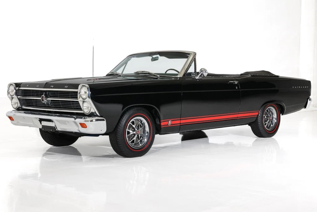 1966 Ford Fairlane Triple Black GT 390, 4-Speed, New Paint