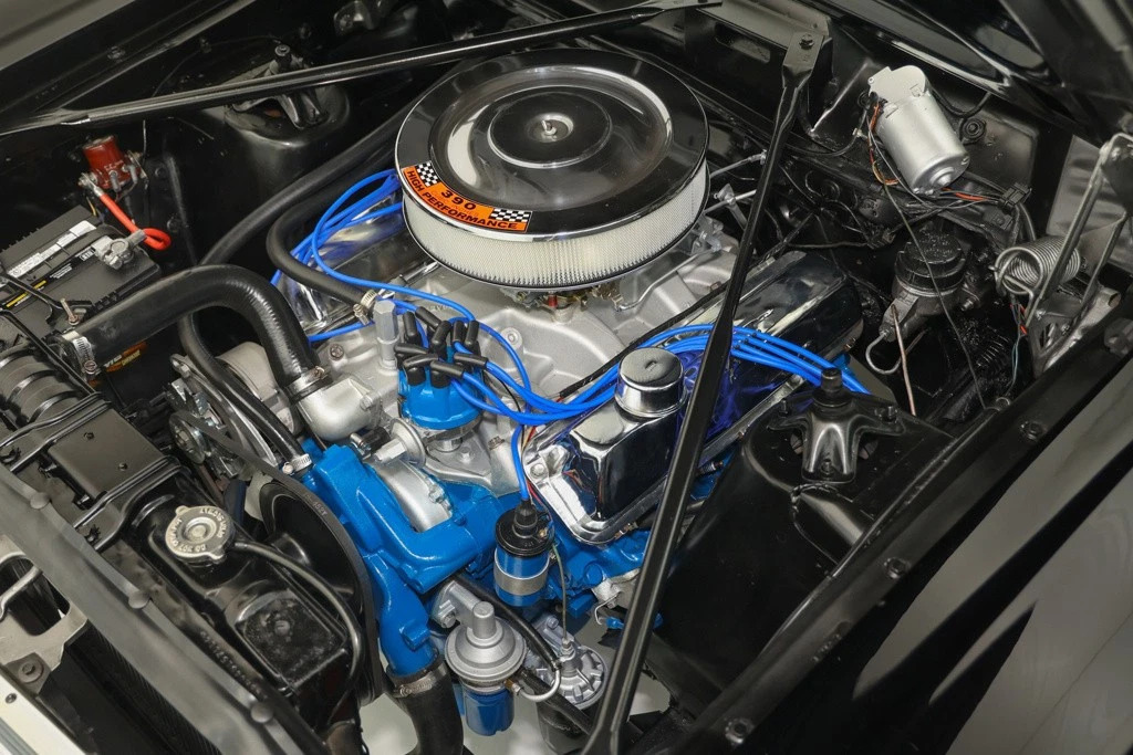 1966 Ford Fairlane Triple Black GT 390, 4-Speed, New Paint