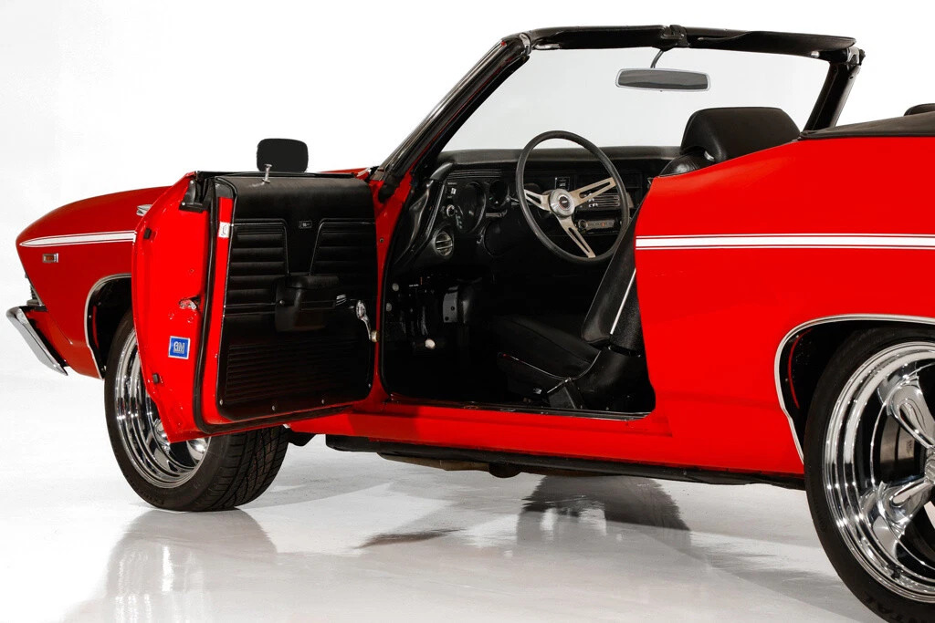 1969 Chevrolet Chevelle PS PB New Black Int. SS Options