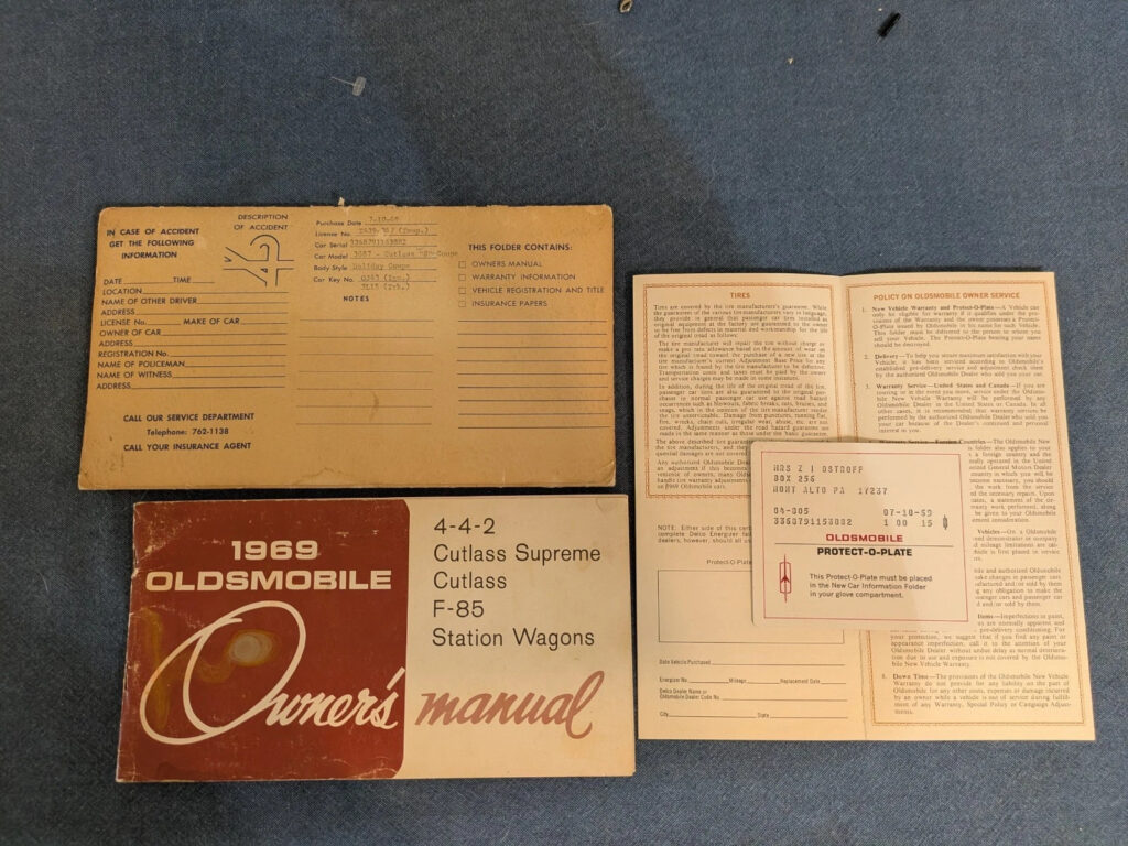 1969 Oldsmobile Cutlass low Miles Original Condition Rally Stripes Coupe