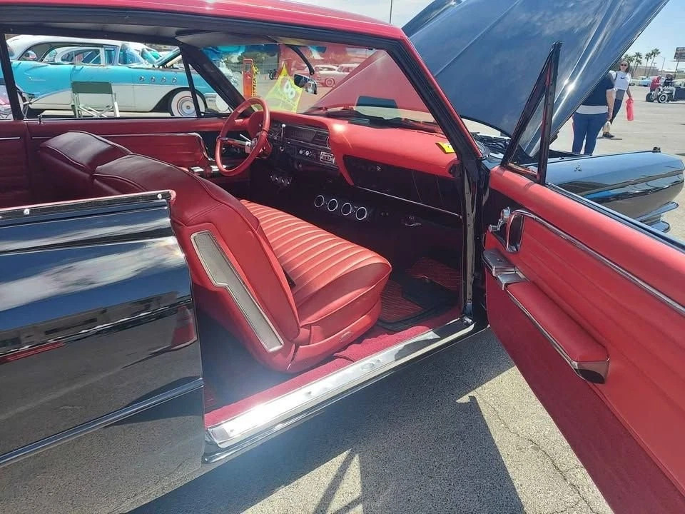 1963 Cadillac Deville Full Custom, 390 V8 Power, Red Leather Interior