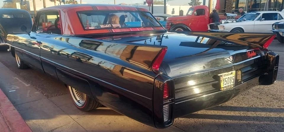 1963 Cadillac Deville Full Custom, 390 V8 Power, Red Leather Interior