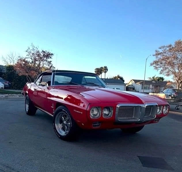 1969 Pontiac Firebird Convertible 350ci,dual Exhaust, Rust-Free, Bucket Seats