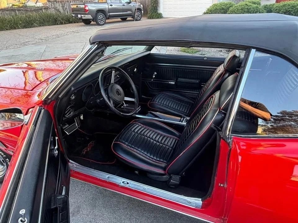 1969 Pontiac Firebird Convertible 350ci,dual Exhaust, Rust-Free, Bucket Seats
