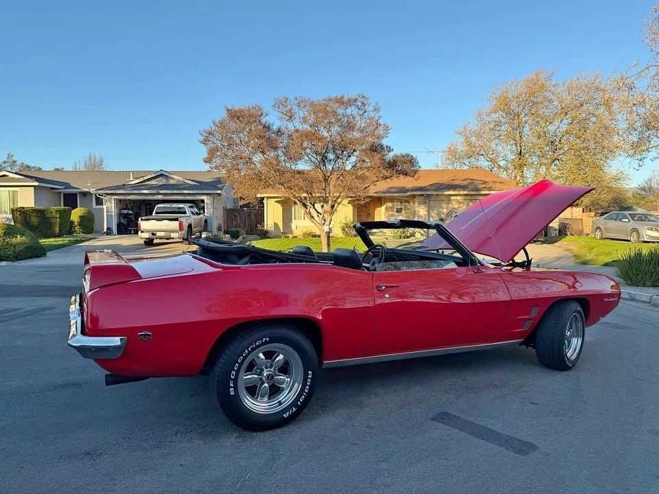 1969 Pontiac Firebird Convertible 350ci,dual Exhaust, Rust-Free, Bucket Seats