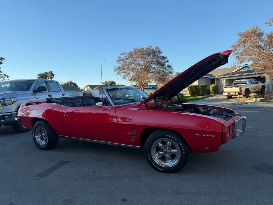 1969 Pontiac Firebird Convertible 350ci,dual Exhaust, Rust-Free, Bucket Seats