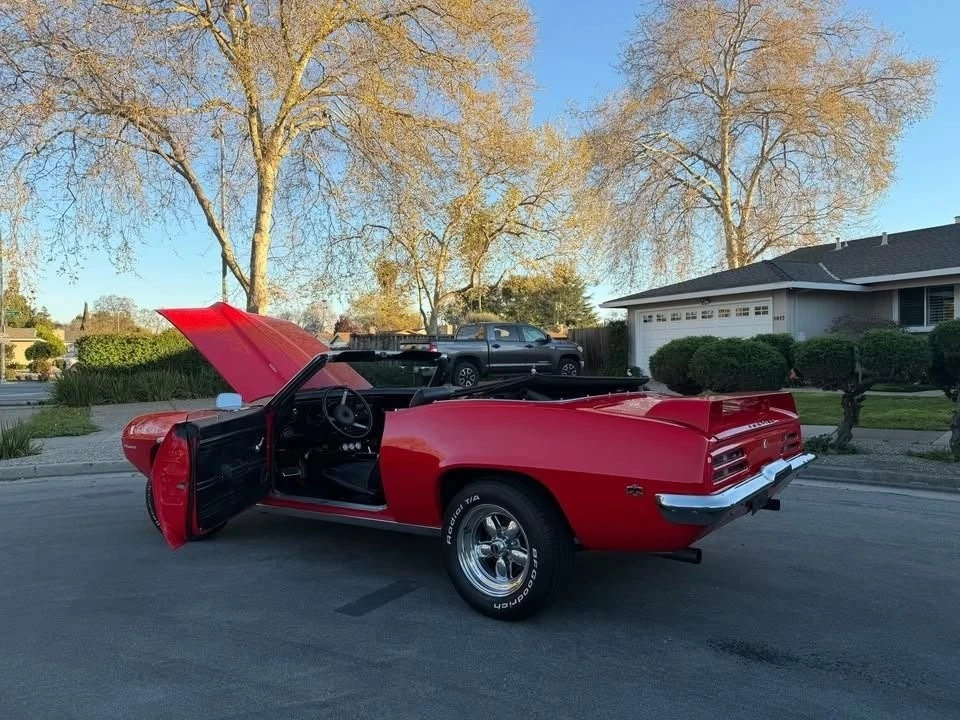 1969 Pontiac Firebird Convertible 350ci,dual Exhaust, Rust-Free, Bucket Seats