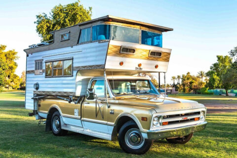 1968 Chevrolet C20 250th Anniversary Gold CST Camper Edition for sale