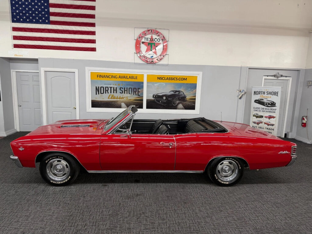 1967 Chevrolet Chevelle Great Driving Convertible-Bucket Seats AnD Console