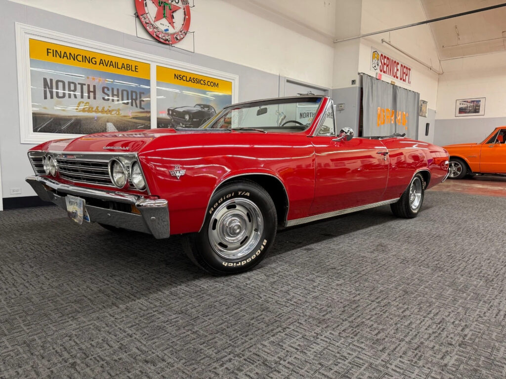 1967 Chevrolet Chevelle Great Driving Convertible-Bucket Seats AnD Console