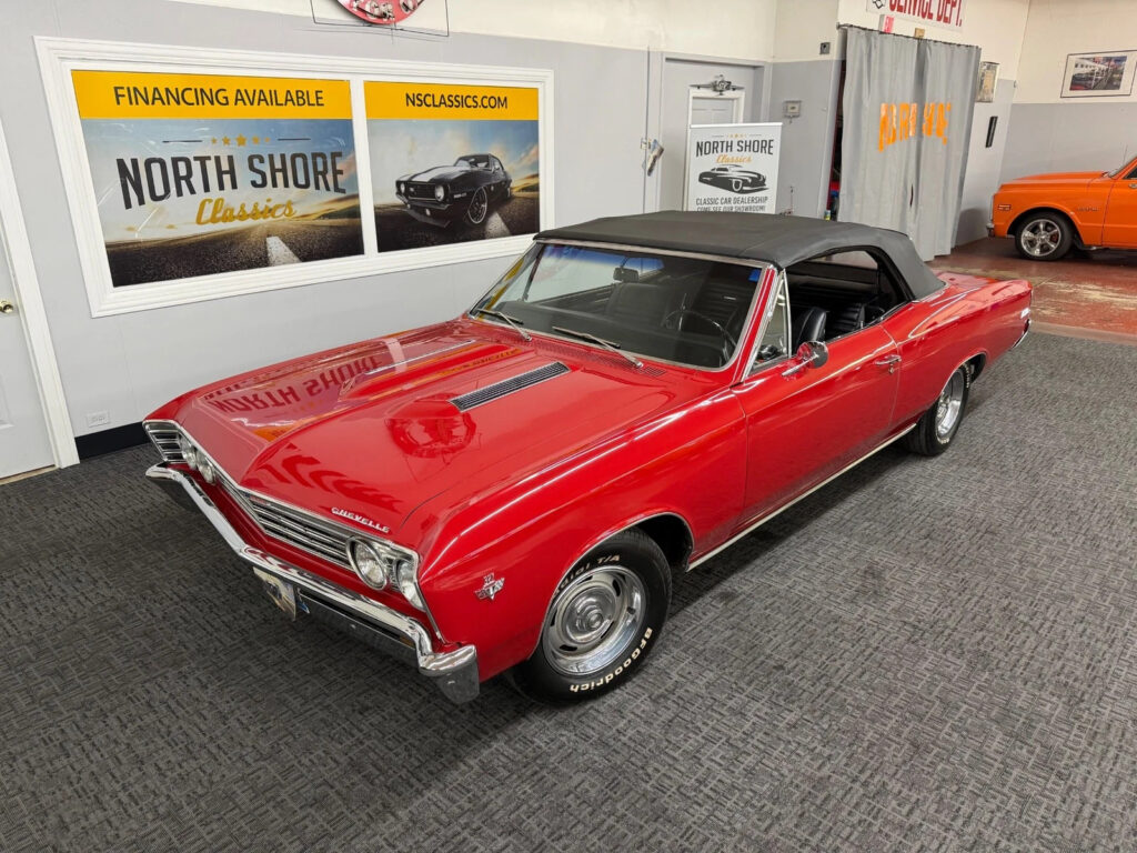 1967 Chevrolet Chevelle Great Driving Convertible-Bucket Seats AnD Console