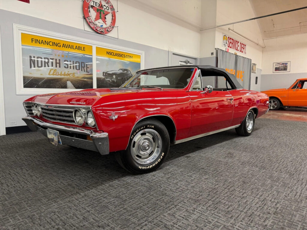 1967 Chevrolet Chevelle Great Driving Convertible-Bucket Seats AnD Console