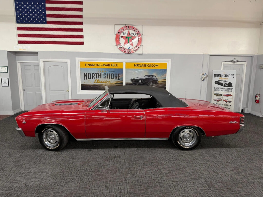 1967 Chevrolet Chevelle Great Driving Convertible-Bucket Seats AnD Console