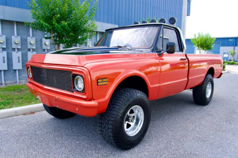 1969 Chevrolet K10 4×4 | A/C – 454 V8 Lifted Pickup Truck 90+ HD Pictures for sale