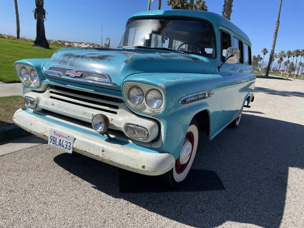 1960 Chevrolet Apache Suburban Carryall Twin-Turbo, Rebuilt Engine/turbos