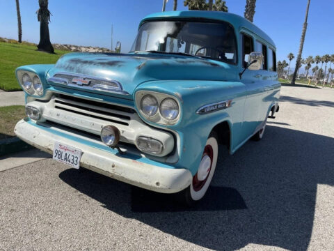 1960 Chevrolet Apache Suburban Carryall Twin-Turbo, Rebuilt Engine/turbos for sale